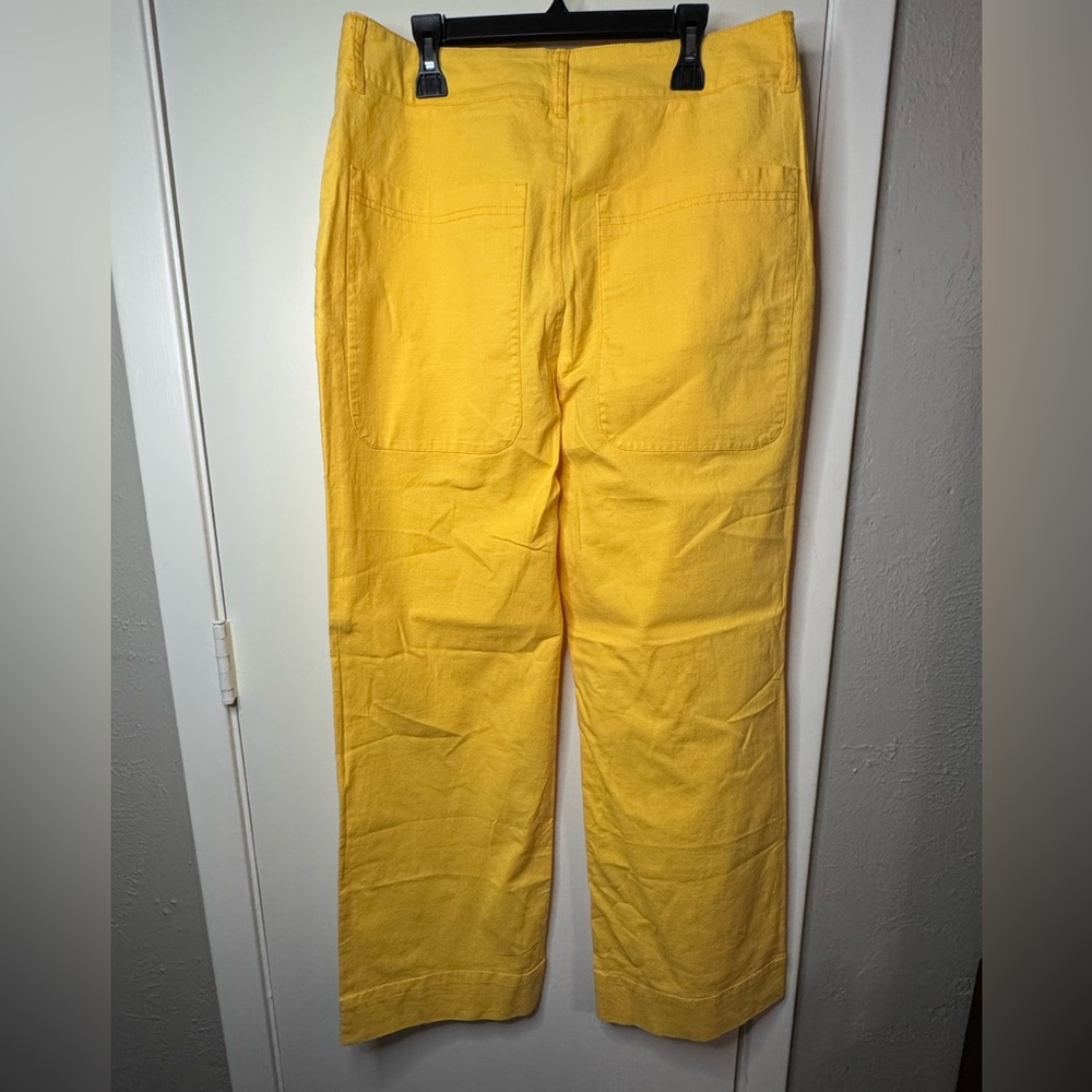 NWT - Women's Sunny Yellow Wide Leg Pants - Picture 3 of 7